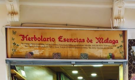Herbolario Esencias De Málaga en el centro de Málaga Calle Santa María